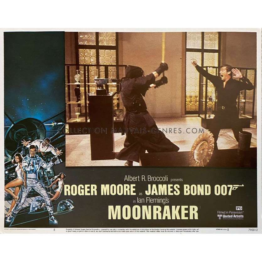 MOONRAKER Photo de film N5 - 28x36 cm. - 1979 - Roger Moore, James Bond