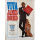 VIVA JAMES BOND Movie Poster Godfinger. - 23x32 in. - 1970 - James Bond, Sean Connery