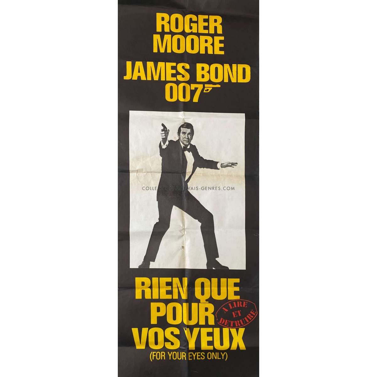 Affiche de cinéma française de RIEN