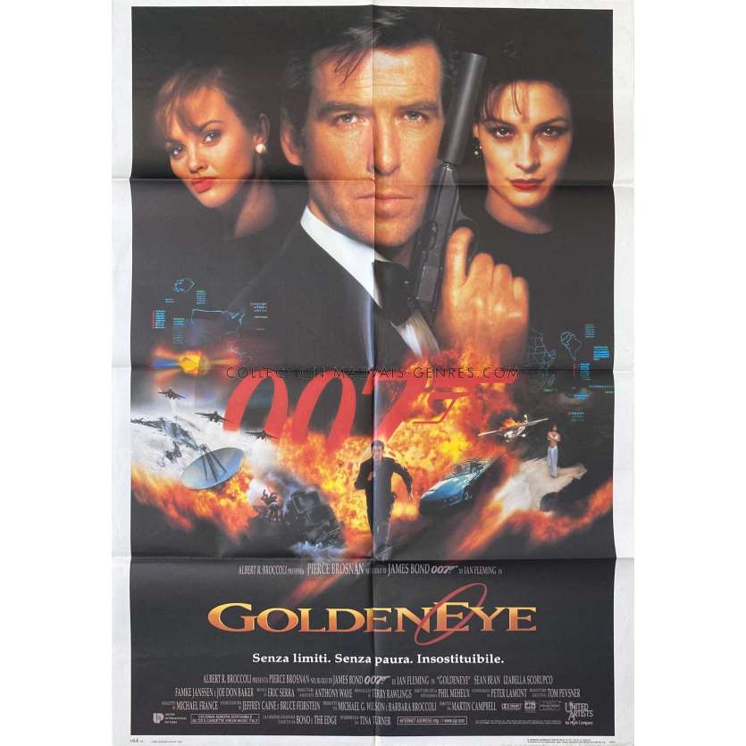 GOLDENEYE Affiche de film- 100x140 cm. - 1995 - Pierce Brosman, James Bond