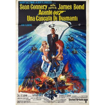 DIAMONDS ARE FOREVER Movie Poster- 39x55 in. - 1971 - James Bond, Sean Connery