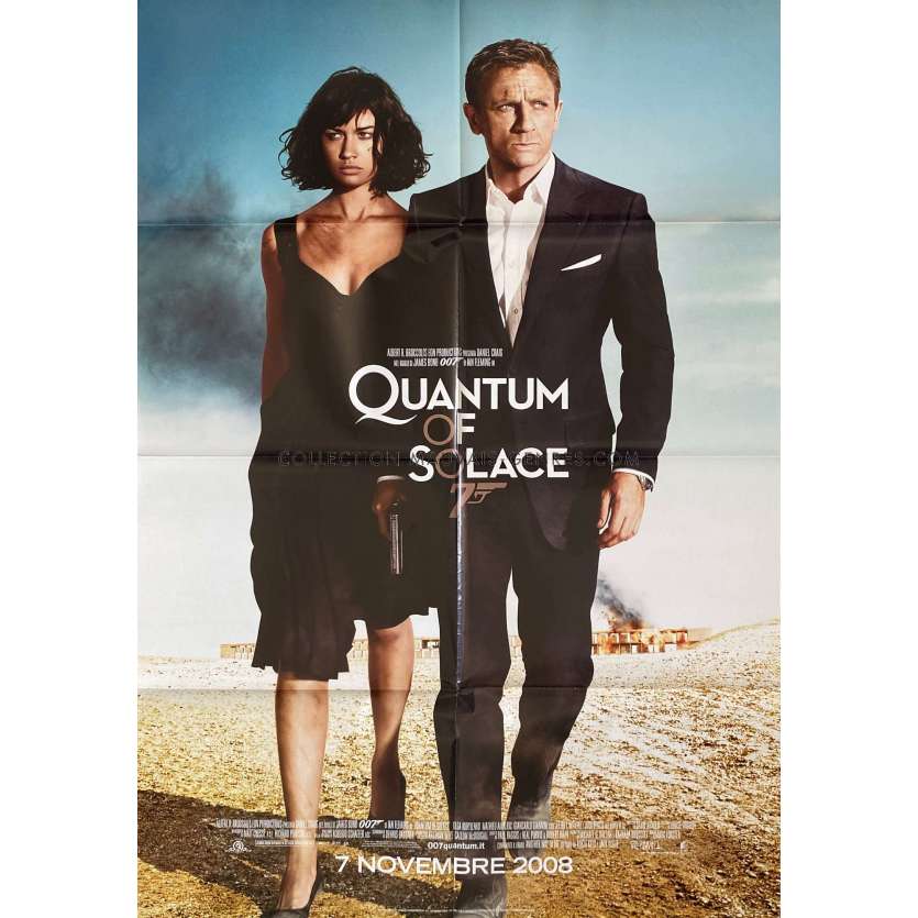 QUANTUM OF SOLACE Affiche de film- 100x140 cm. - 2008 - Daniel Craig, Marc Forster