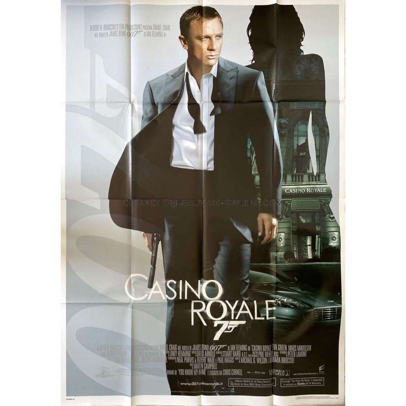 CASINO ROYALE (2006) Affiche de film- 140x200 cm. - 2006 - Daniel Craig, Martin Campbell