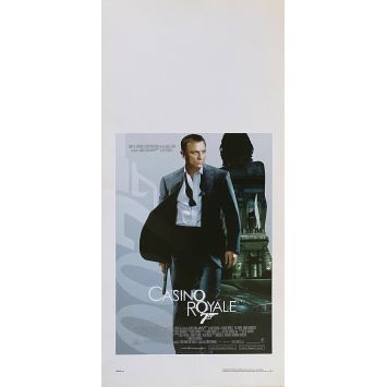 CASINO ROYALE (2006) Affiche de film- 33x71 cm. - 2006 - Daniel Craig, Martin Campbell