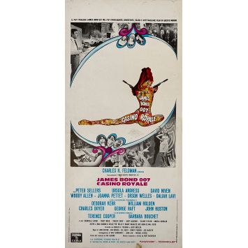 CASINO ROYALE Affiche de film- 33x71 cm. - 1967 - Peter Sellers, Val Guest