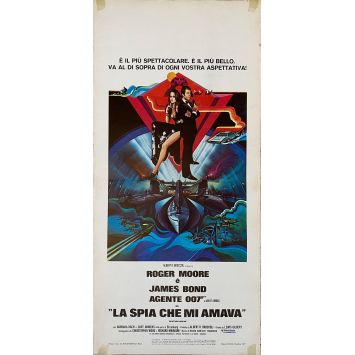 L'ESPION QUI M'AIMAIT Affiche de film- 33x71 cm. - 1977 - Roger Moore, Lewis Gilbert