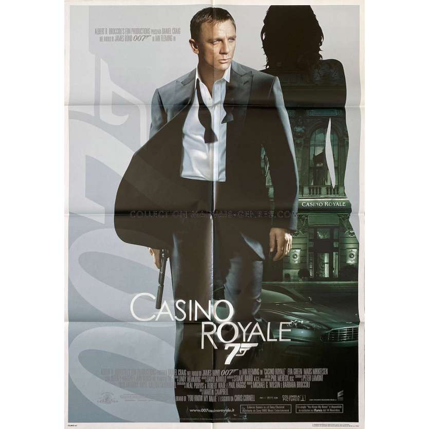 CASINO ROYALE (2006) Affiche de film- 100x140 cm. - 2006 - Daniel Craig, Martin Campbell