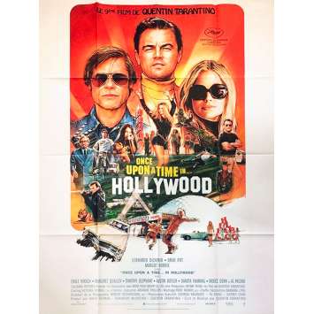 ONCE UPON A TIME IN HOLLYWOOD Affiche de film - 120x160 cm. - 2019 - Leonardo DiCaprio, Quentin Tarantino
