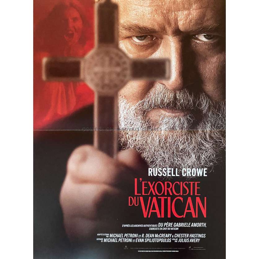 L'EXORCISTE DU VATICAN Affiche de film- 40x54 cm. - 2023 - Russell Crowe, Julius Avery