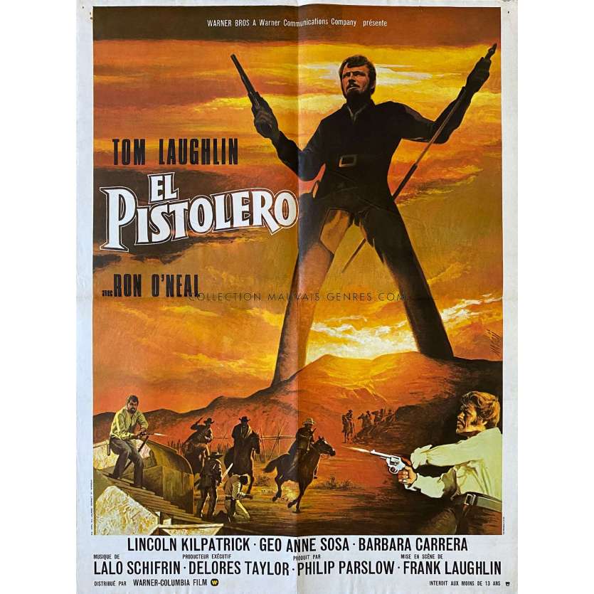 EL PISTOLERO Affiche de film- 60x80 cm. - 1975 - Ron O'Neal, Tom Laughlin