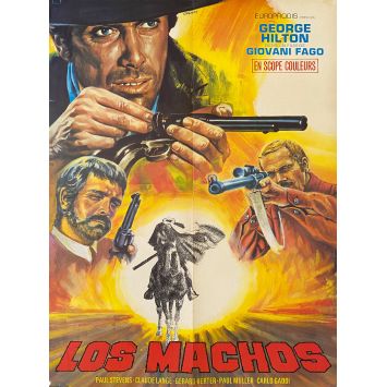 LOS MACHOS Affiche de film- 60x80 cm. - 1968 - George Hilton, Giovanni Fago