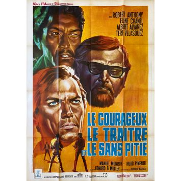 LE COURAGEUX LE TRAITRE ET LE SANS PITIE Affiche de film- 100x150 cm. - 1967 - Roberto Antonelli, Juan Xiol
