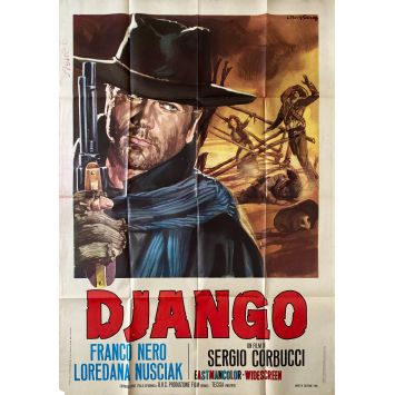 DJANGO Movie Poster- 39x55 in. - 1966 - Sergio Corbucci, Franco Nero