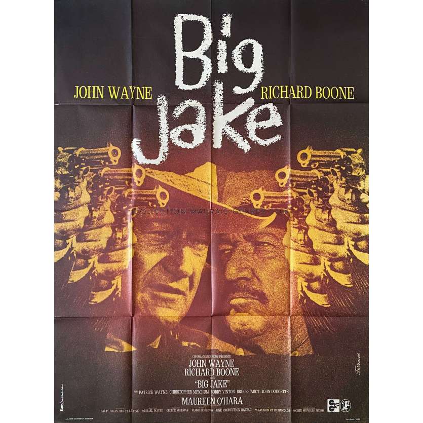 BIG JAKE Movie Poster- 47x63 in. - 1971 - George Sherman, John Wayne