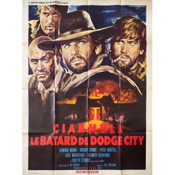 CIAKMUL LE BATARD DE DODGE CITY Affiche de film- 120x160 cm. - 1970 - Woody Strode , Enzo Barboni