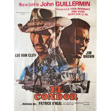 EL CONDOR Movie Poster- 47x63 in. - 1970 - John Guillermin, Jim Brown, Lee Van Cleef