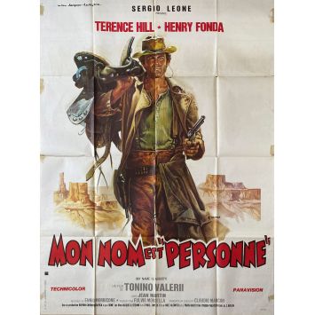 MY NAME IS NOBODY Movie Poster- 47x63 in. - 1973 - Tonino Valerii, Henry Fonda, Terence Hill