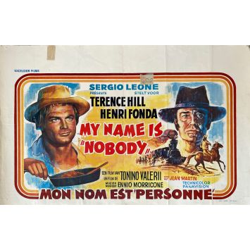 MON NOM EST PERSONNE Affiche de film- 35x55 cm. - 1973 - Henry Fonda, Terence Hill, Tonino Valerii