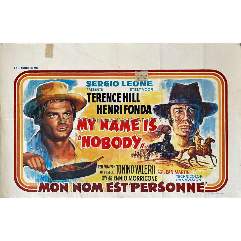 MY NAME IS NOBODY Movie Poster- 14x21 in. - 1973 - Tonino Valerii, Henry Fonda, Terence Hill