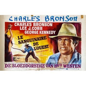 LE SOLITAIRE DE L'OUEST Affiche de film- 35x55 cm. - 1972 - Charles Bronson, Jerry Hopper