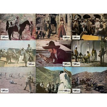 100 RIFLES Lobby Cards x9 - 10x12 in. - 1969 - Tom Gries, Jim Brown, Raquel Welch
