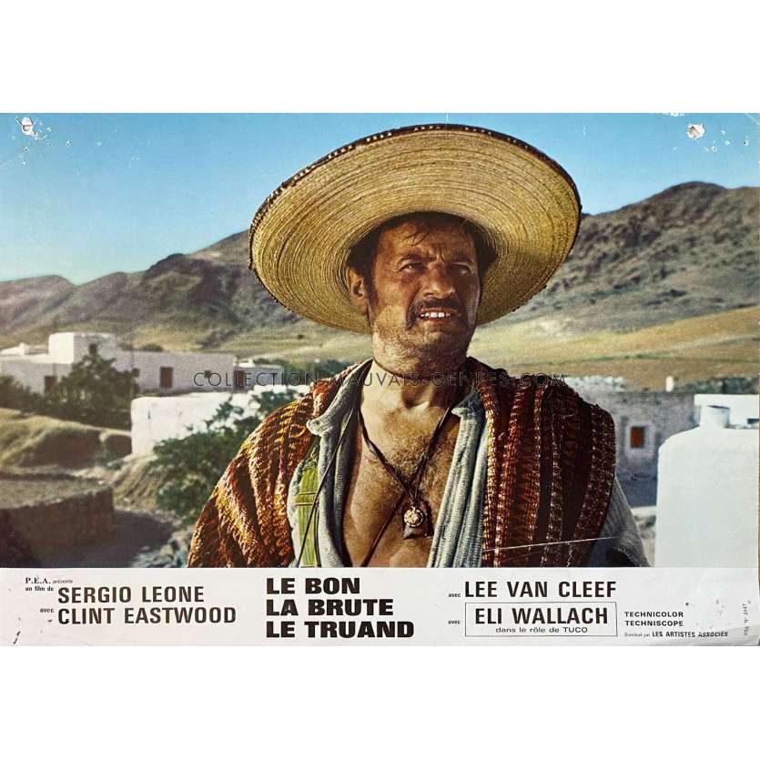 THE GOOD THE BAD AND THE UGLY Lobby Card N1 - 9x12 in. - 1966 - Sergio Leone, Clint Eastwood