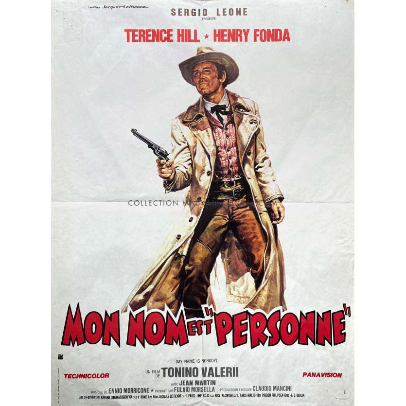 MY NAME IS NOBODY Original Movie Poster Style B - 23x32 in. - 1973 - Tonino Valerii, Henry Fonda, Terence Hill