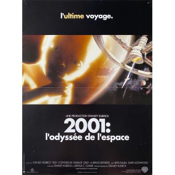 2001 A SPACE ODYSSEY Movie Poster- 15x21 in. - 1968/R2001 - Stanley Kubrick, Keir Dullea