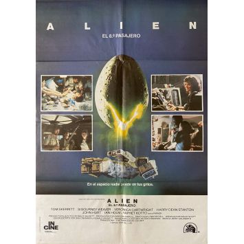 ALIEN Affiche de film- 70x100 cm. - 1979 - Sigourney Weaver, Ridley Scott