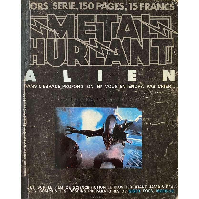 ALIEN Magazine Metal Hurlant.- 21x30 cm. - 1979 - Sigourney Weaver, Ridley Scott