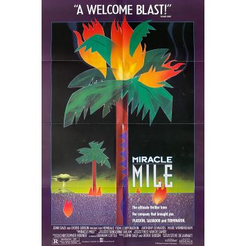 MIRACLE MILE Movie Poster- 27x41 in. - 1988 - Steve DeJarnatt, Anthony Edwards