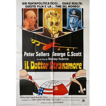 DOCTEUR FOLAMOUR Affiche de film- 100x140 cm. - 1964/R1970 - Peter Sellers, Stanley Kubrick
