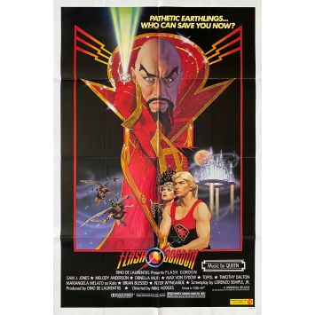 FLASH GORDON Affiche de film- 69x104 cm. - 1980 - Max Von Sidow, Mike Hodges