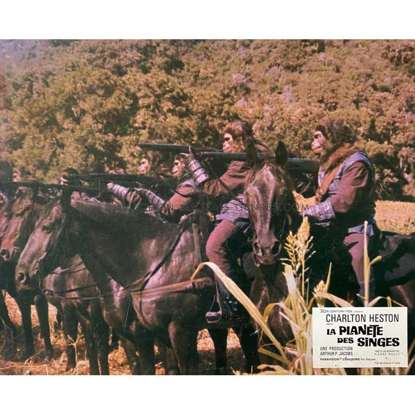 PLANET OF THE APES Lobby Cards N07 - 9x12 in. - 1968 - Franklin J. Schaffner, Charlton Heston