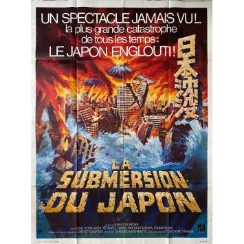 LA SUBMERSION DU JAPON Affiche de film- 120x160 cm. - 1973 - Lorne Greene, Shirô Moritani