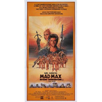 MAD MAX BEYOND THUNDERDOME Movie Poster- 13x30 in. - 1985 - George Miller, Mel Gibson, Tina Turner MAD MAX BEYOND THUNDERDOME Movie Poster- 13x30 in. - 1985 - George Miller, Mel Gibson, Tina Turner