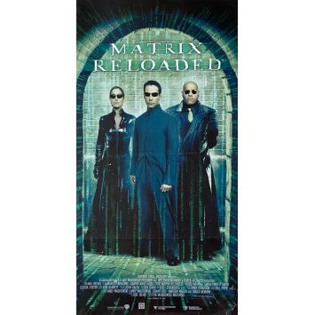 MATRIX RELOADED Movie Poster- 13x30 in. - 2003 - Wachowski Bros, Keanu Reeves