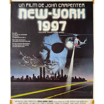 ESCAPE FROM NEW YORK Movie Poster- 15x21 in. - 1981 - John Carpenter, Kurt Russel ESCAPE FROM NEW YORK Movie Poster- 15x21 in. - 1981 - John Carpenter, Kurt Russel