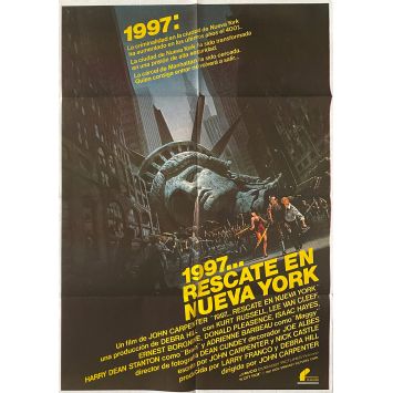 NEW YORK 1997 Affiche de film- 70x100 cm. - 1981 - Kurt Russel, John Carpenter