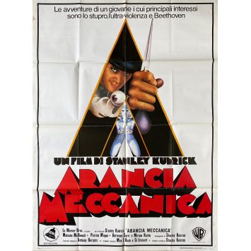 ORANGE MECANIQUE Affiche de film- 100x140 cm. - 1971/R1998 - Malcom McDowell, Stanley Kubrick