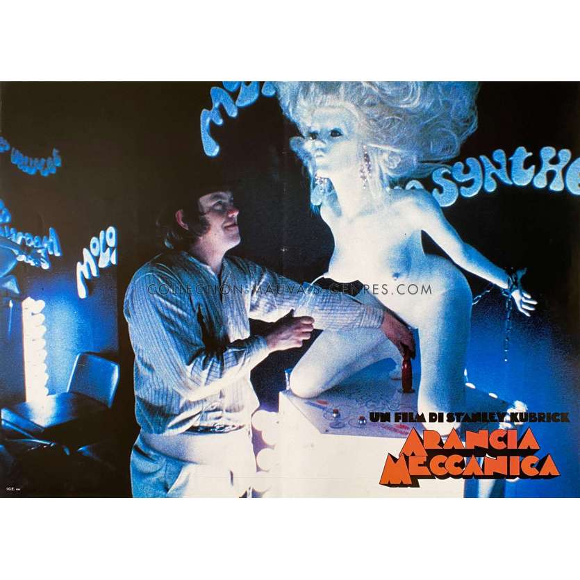 ORANGE MECANIQUE Affiche de film N02 - 46x64 cm. - 1971/R1990 - Malcom McDowell, Stanley Kubrick
