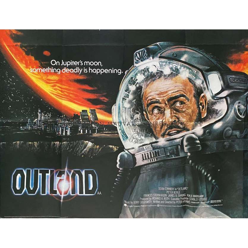 OUTLAND Movie Poster- 30x40 in. - 1981 - Peter Hyams, Sean Connery