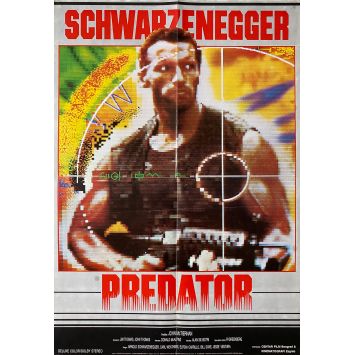 PREDATOR Affiche de film- 50x70 cm. - 1987 - Arnold Schwarzenegger, John McTiernan