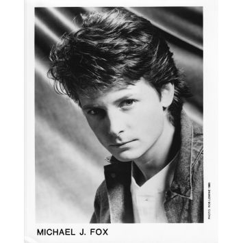 RETOUR VERS LE FUTUR Photo de presse N1 - 20x25 cm. - 1985 - Michael J. Fox, Robert Zemeckis