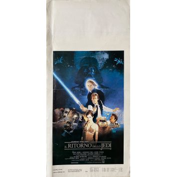 STAR WARS - LE RETOUR DU JEDI Affiche de film- 33x71 cm. - 1983 - Harrison Ford, Richard Marquand