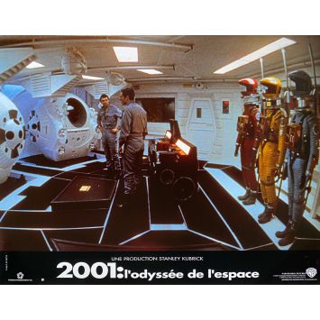 2001 A SPACE ODYSSEY Lobby Card N2 - 9x12 in. - 1968/R2001 - Stanley Kubrick, Keir Dullea