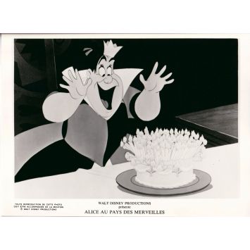 ALICE AU PAYS DES MERVEILLES Photo de presse N04 - 18x24 cm. - 1951/R1970 - Ed Wynn, Walt Disney
