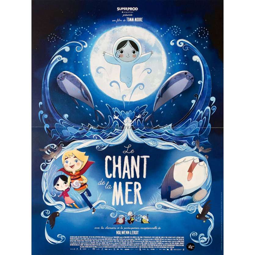 LE CHANT DE LA MER Affiche de film- 40x54 cm. - 2014 - Brendan Gleeson, Tomm Moore
