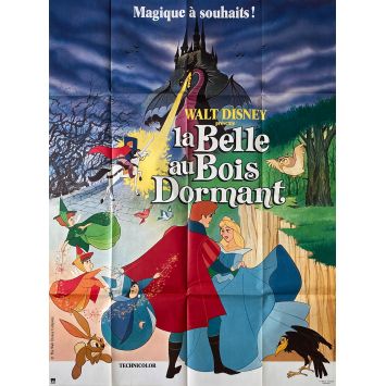 LA BELLE AU BOIS DORMANT Affiche de film- 120x160 cm. - 1959/R1980 - Mary Costa, Walt Disney
