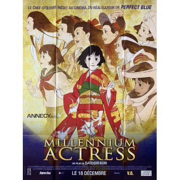 MILLENNIUM ACTRESS Movie Poster- 47x63 in. - 2001/R2016 - Satoshi Kon, Miyoko Shôji